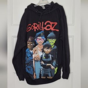 Y2K Gorillaz L Hoodie w pocket